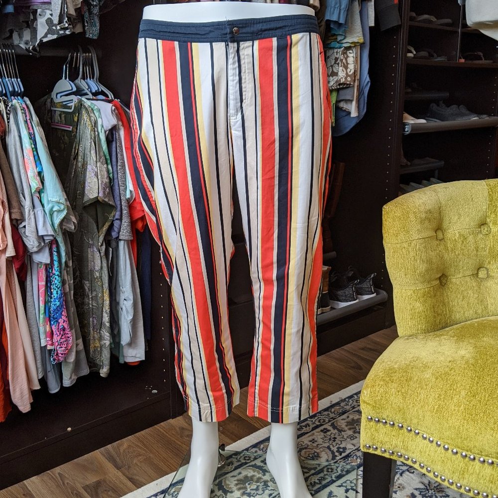Nike Striped Capri Golf? Capri Pants
